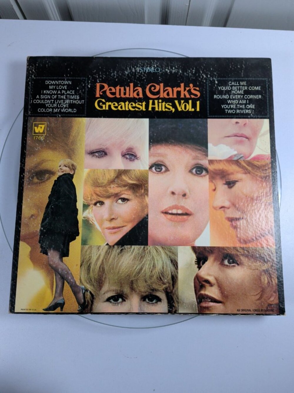 Petula Clark- Greatest Hits,Vol.1 Vinyl LP 1968 Stereo WS1765 Shrink Very Good